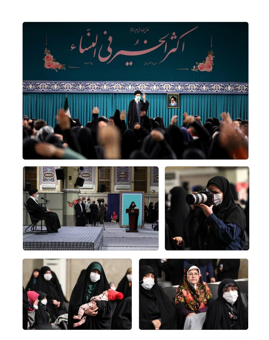دیدار جمعی از بانوان منتخب کشور با رهبر انقلاب 1 14011014000213 Test NewPhotoFree